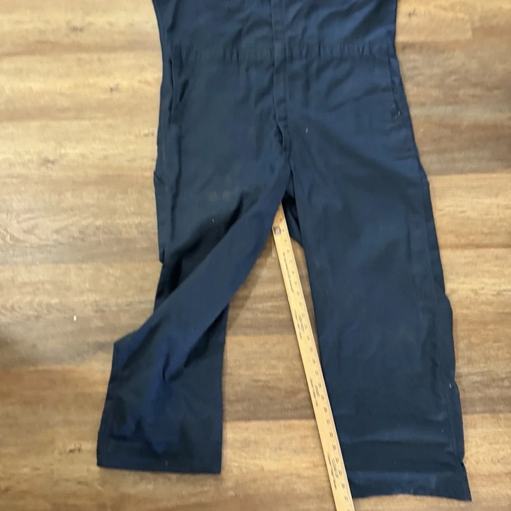 Big Ben Wrangler Navy Blue Coveralls Men's Sz 48R USA Workwear Mechanic